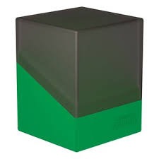Ultimate Guard - Deck Case Boulder 100+ Synergy - Black/Green